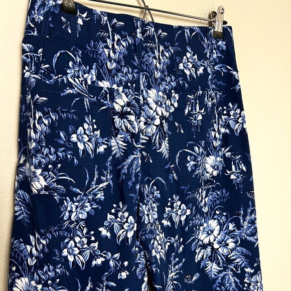 MAEVE Collette Floral Crop Wide Leg Pants - Picture 6 of 12